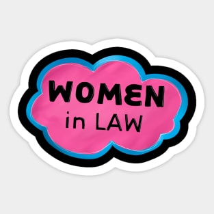 Women in Law Sticker